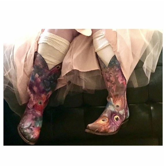peacock cowgirl boots